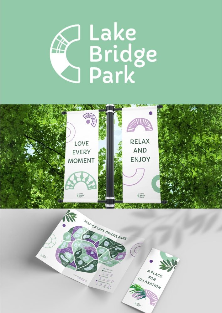 Lake Bridge Park Visual Identity - Marketing Orchestra