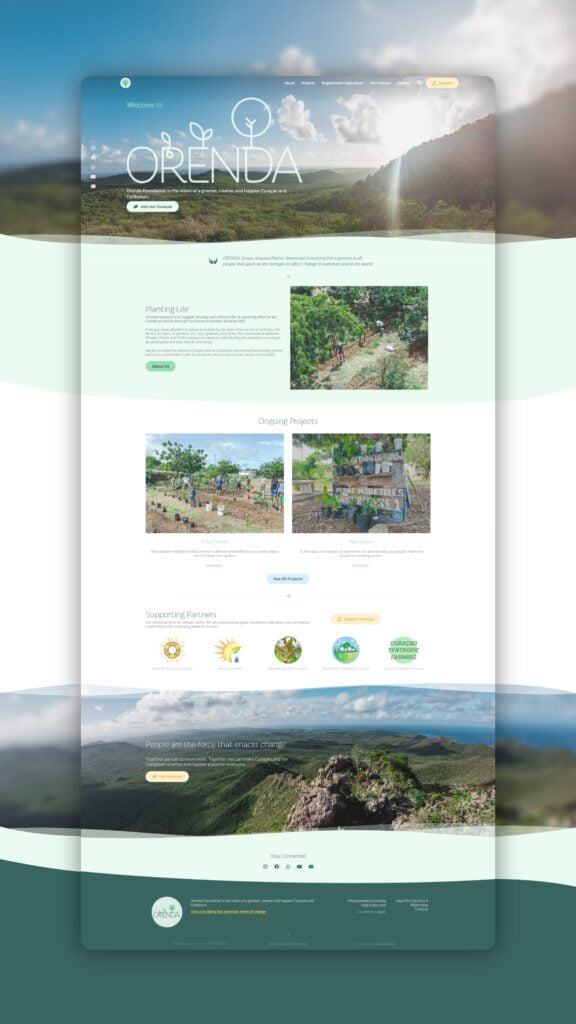 Orenda website design by Marketing Orchestra