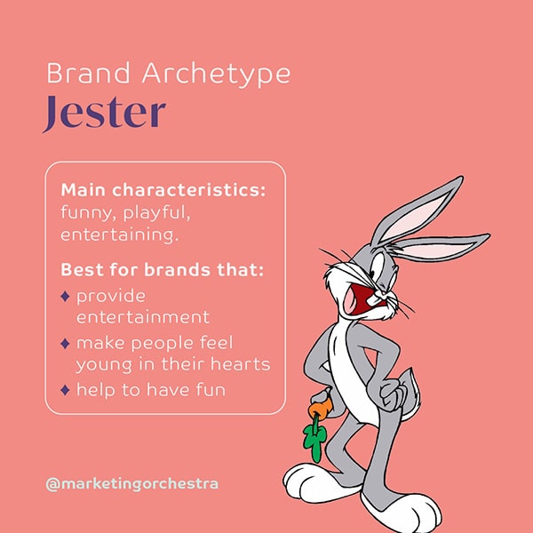 Marketing Orchestra 12 brand archetypes Jester