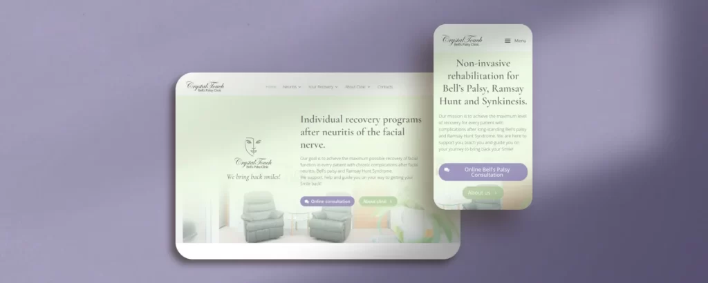 Crystal Touch Website Design by Marketing Orchestra