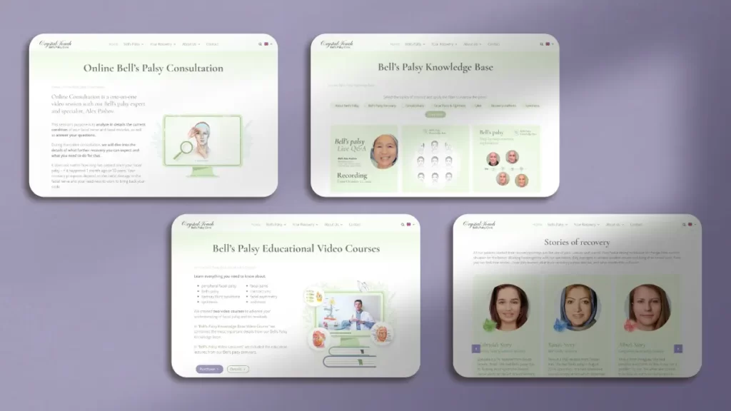 Desktop Preview - Crystal Touch Website Design by Marketing Orchestra