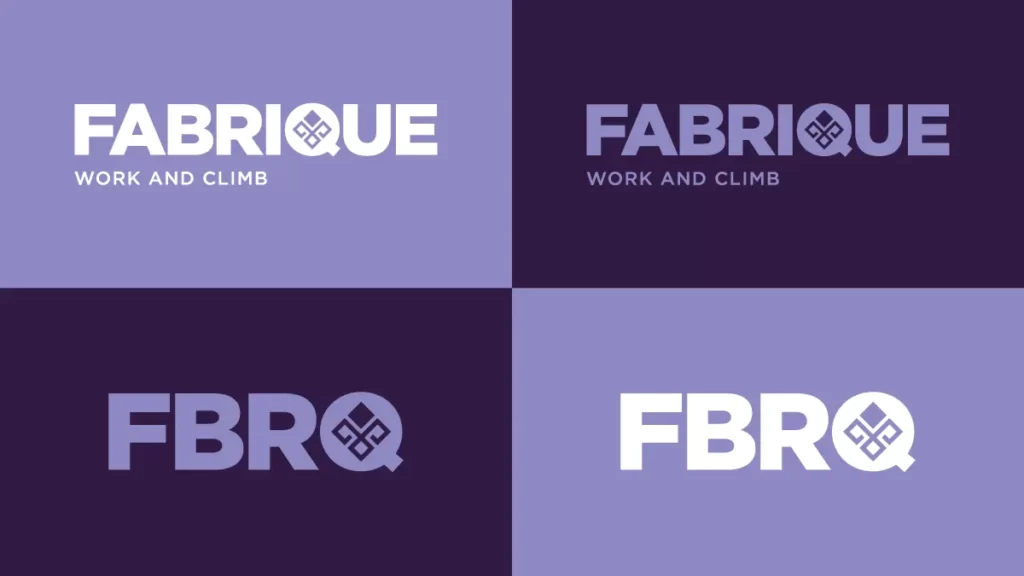 FABRIQUE logo design in 4 variations