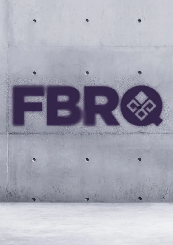 FABRIQUE Visual Identity Design, example of logo on a wall
