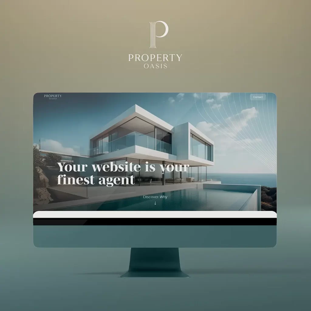 Property Oasis Real Estate Website Design Showcase by Marketing Orchestra