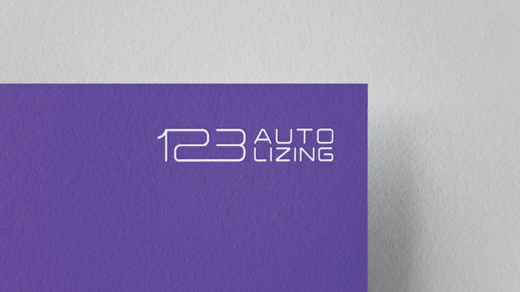 123 Autolizing - Leasing company in Lithuania - Brand identity and logo design - logo preview