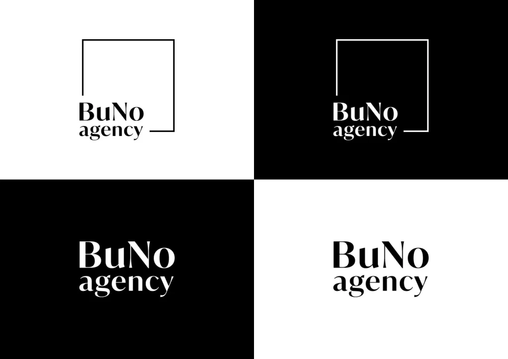 BuNo Agency Visual Identity - Logo design