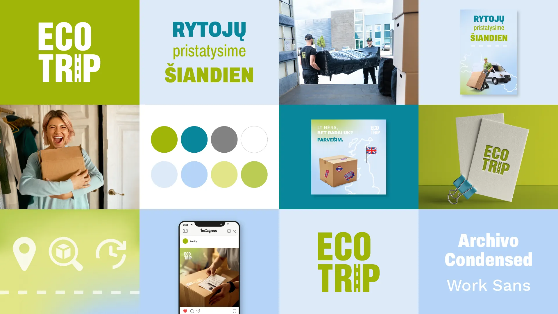 ECO TRIP Visual Identity Branding and Logo Design - preview