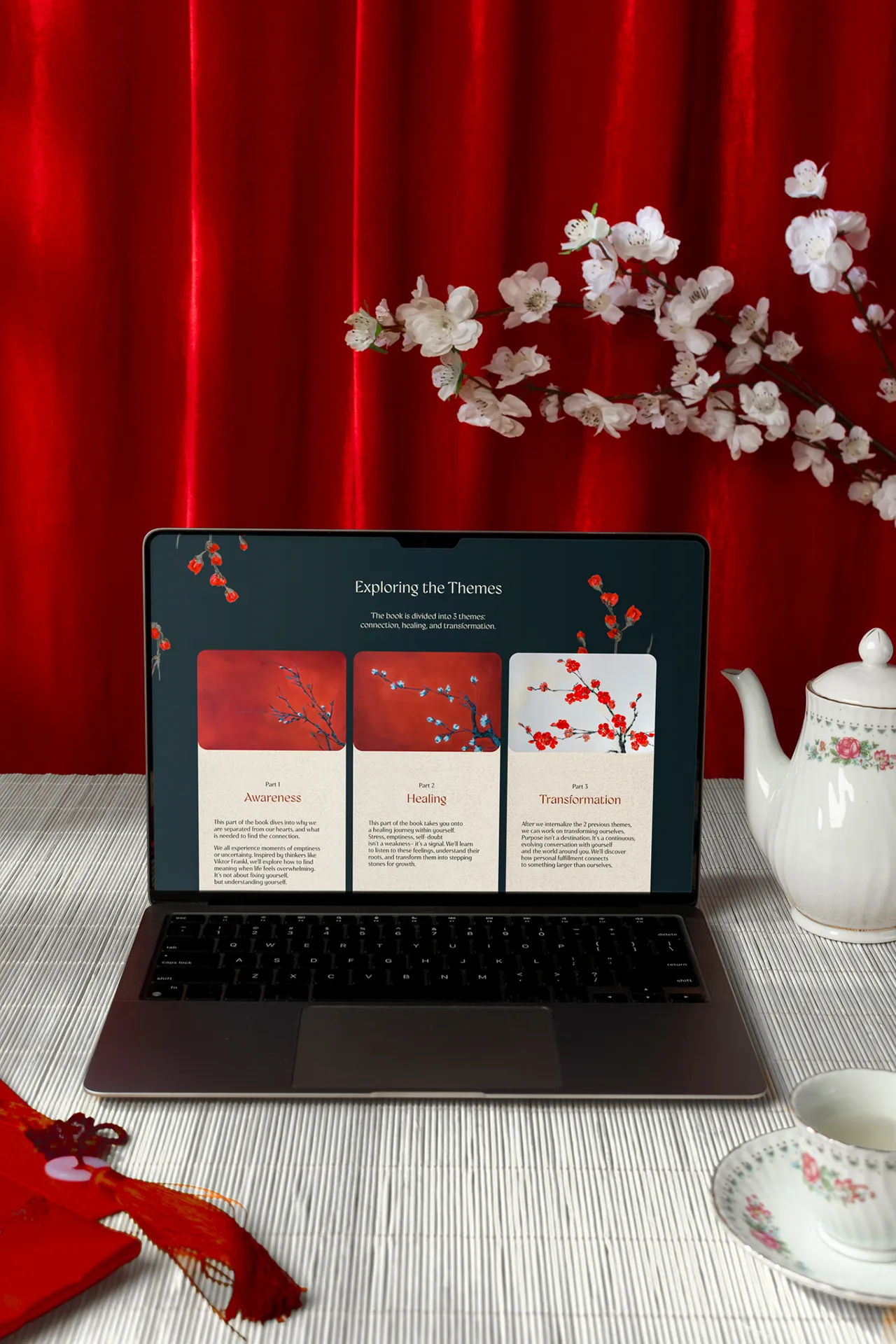 Follow your heart - WordPress website for author - preview