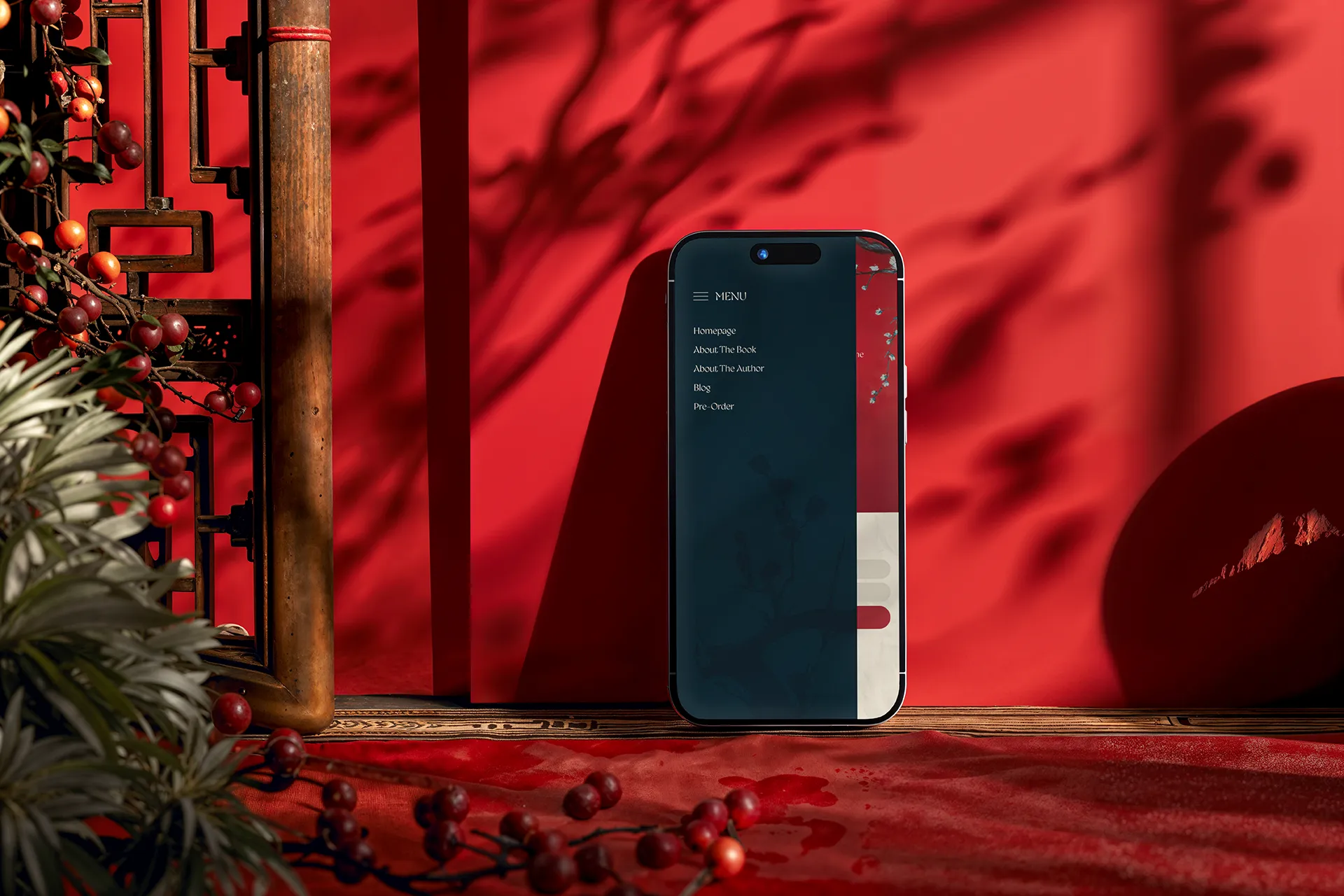 Follow your heart - personal development book website design - mobile preview