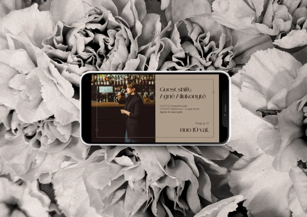 Jausmai Cocktail Bar logo and social media design - social media preview