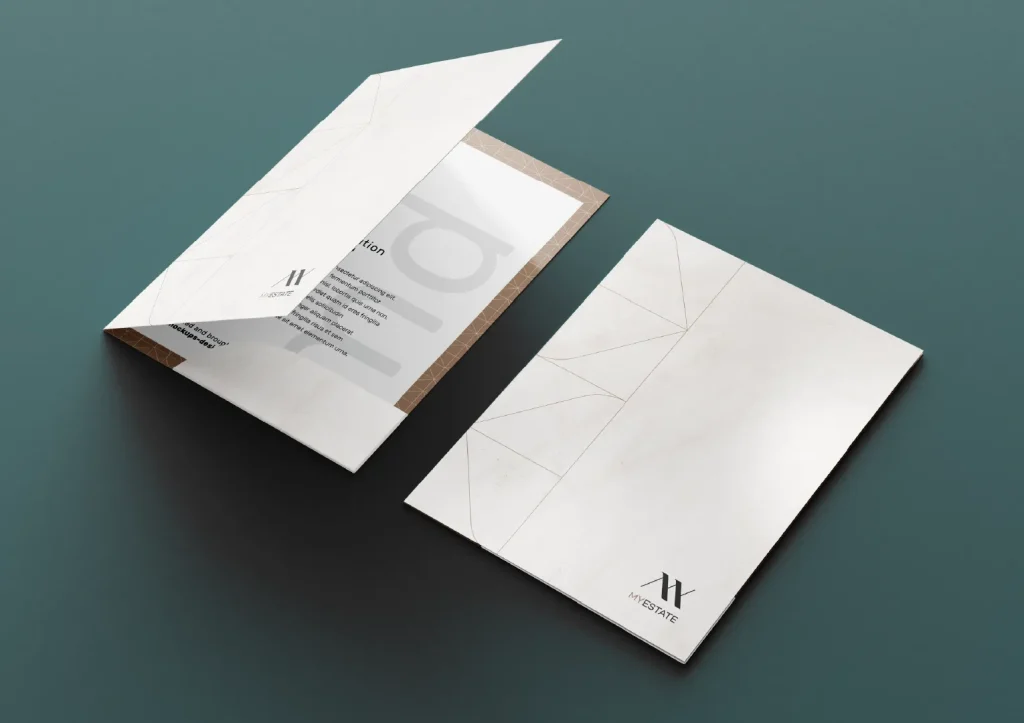MyEstate Visual Identity Branding Logo Design - Branded stationery design