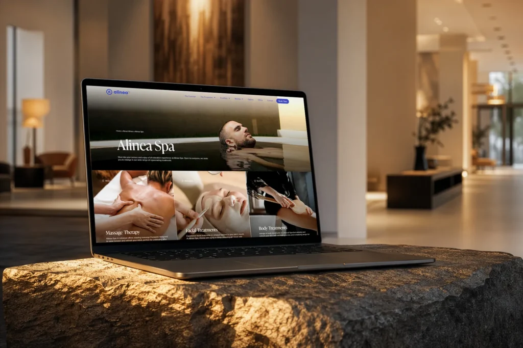 Alinea Hotel in Limassol - Website Design & Development - website preview