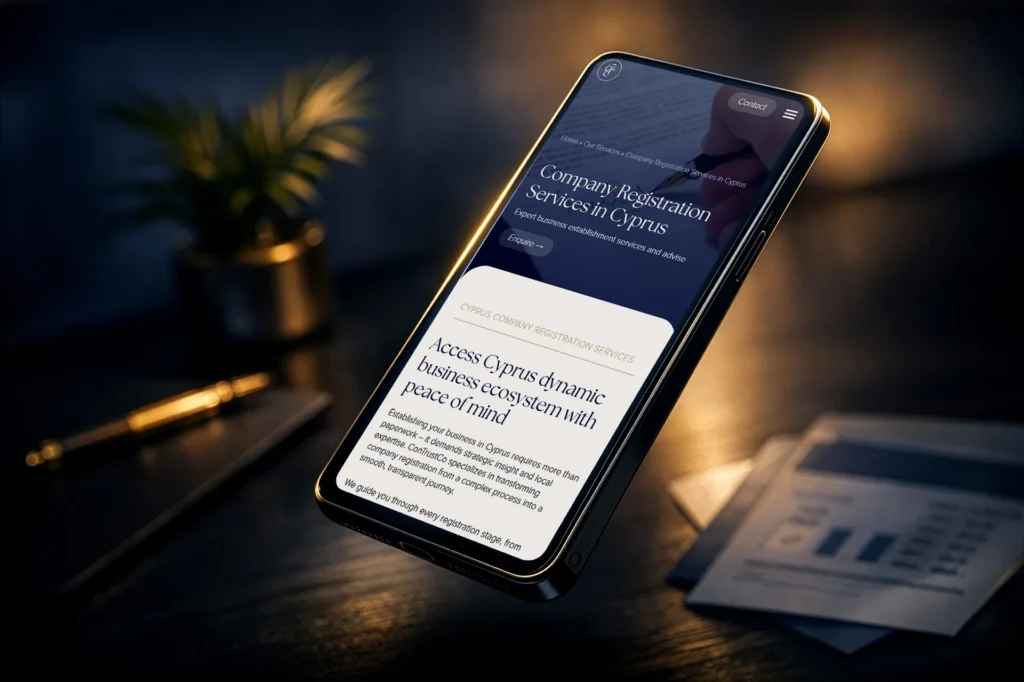 ConTrustCo - Accounting services website design & development - website preview