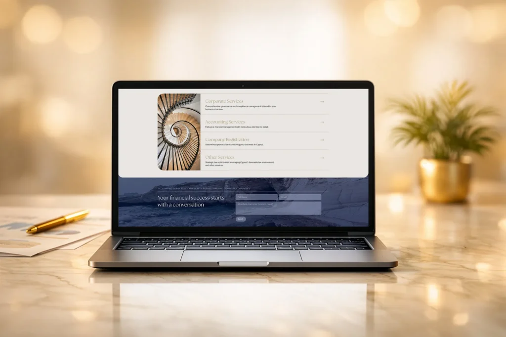 ConTrustCo - Accounting services website design & development - website preview