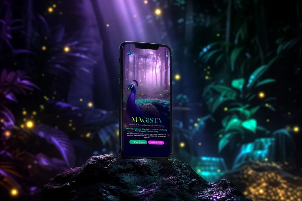 Magista Agency Website Design and Development - Website mobile preview